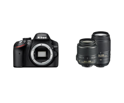 Aparat Nikon D3200 18-55VR + 55-300VR